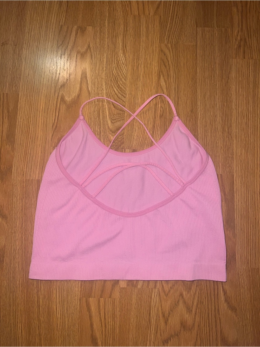 Pink Cropped Tank - Picture 2 of 3